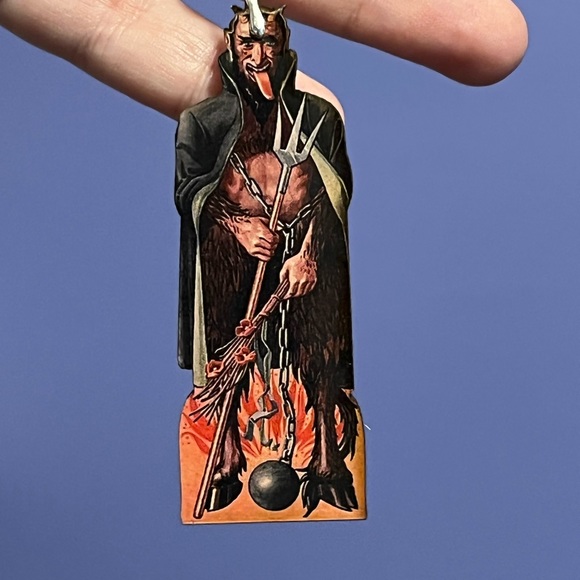 Krampus Ornament Set - Krampusnacht Holiday Decor Collectible Gift - xmas devil - Picture 6 of 13